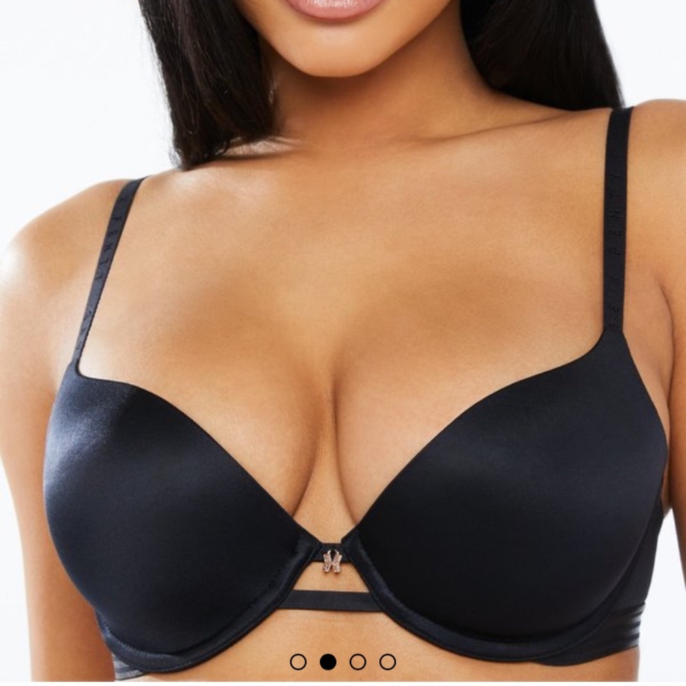 Savage x Fenty 36c black tshirt bra- underwire, TTS, light padding NWT